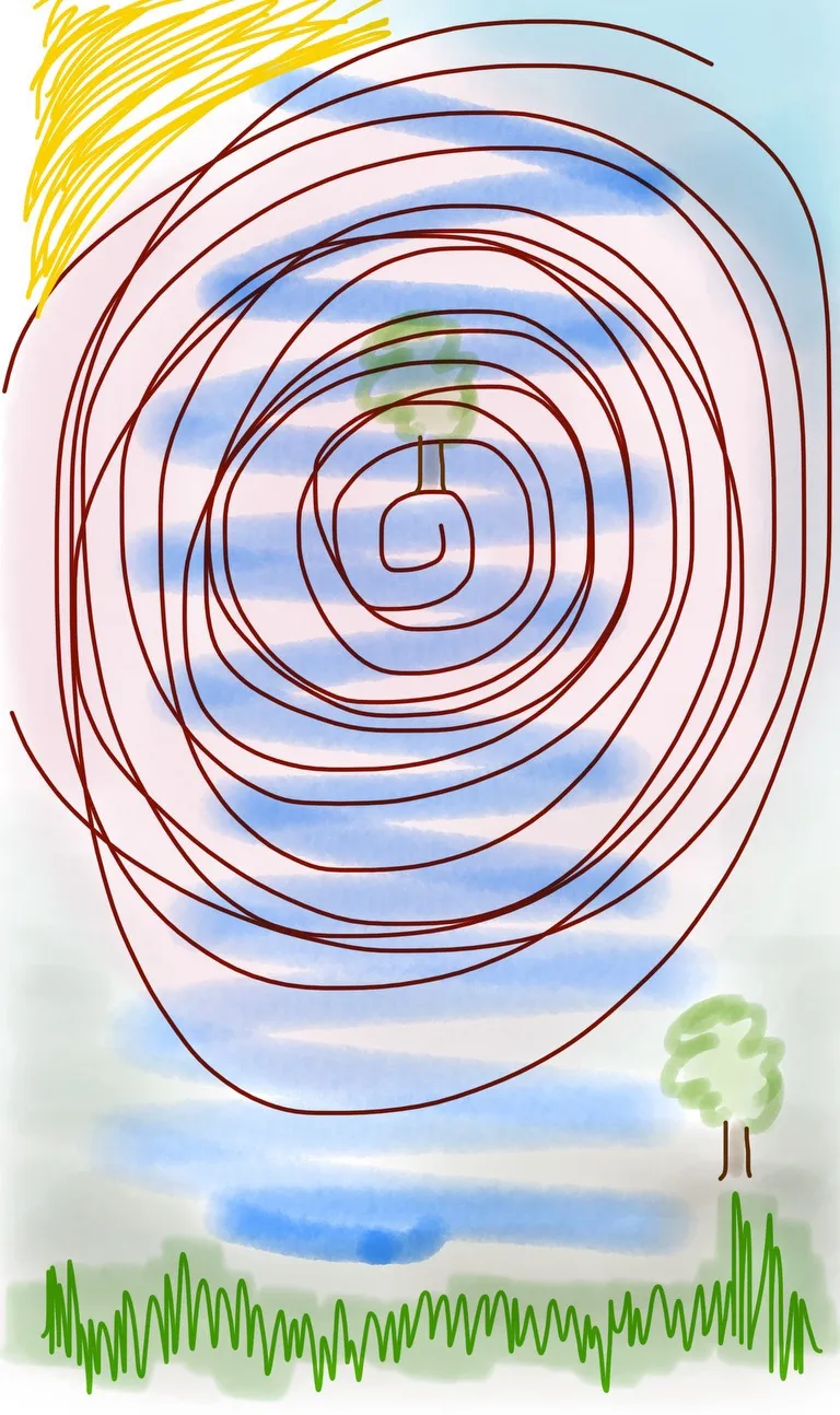 Doodles item Abstract image Dizzying Swirl