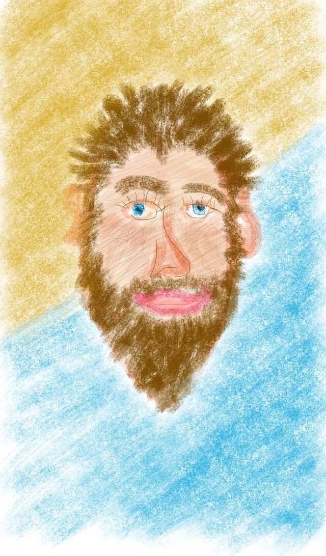 Doodles item Faces image Serene Caveman