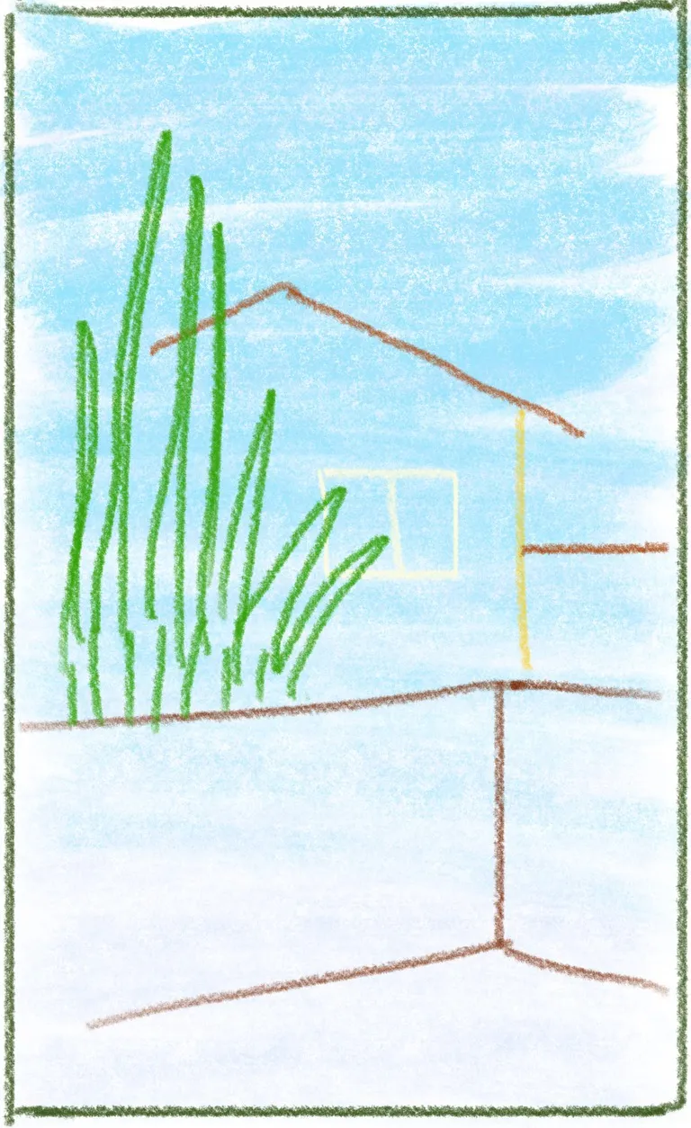 Doodles item Outdoors image Back Yard Sketch