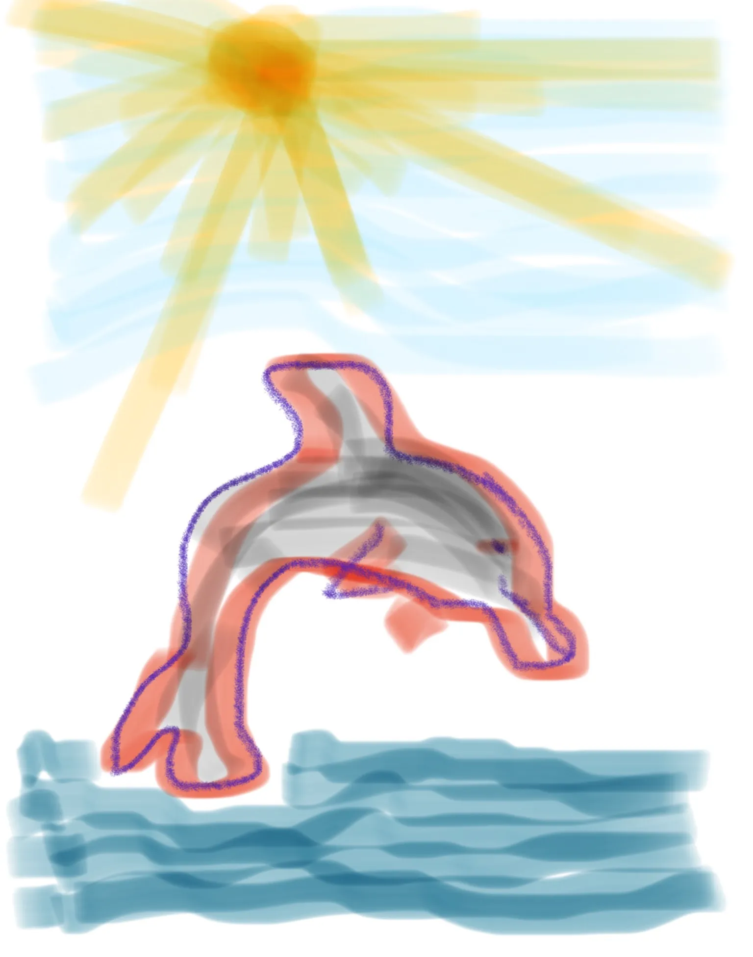 Doodles item Outdoors image Dolphin Jumping In Sun