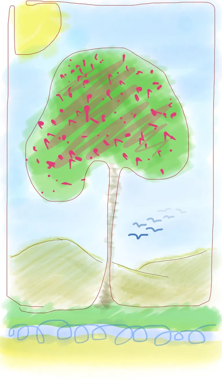 Doodles item Outdoors image Tree Frame