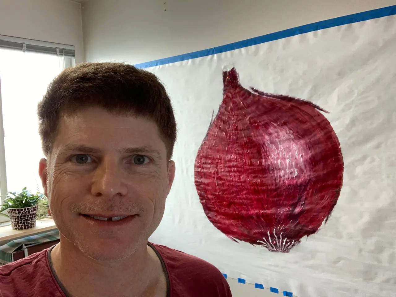 Portfolio item The Onion image The Artist And The Onion